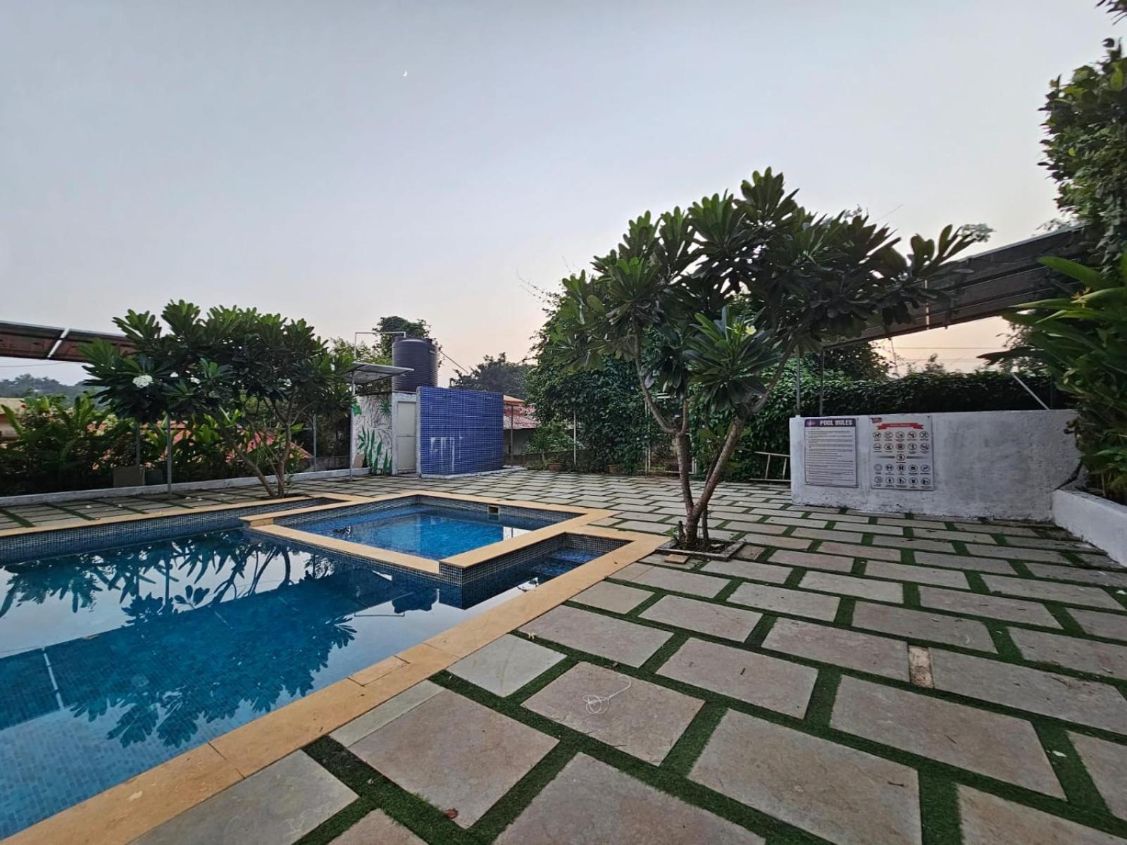 Jenjon Best Retreat Chalets At Sparsh Karjat Resort With Optional Swimming Pool Bagian luar foto